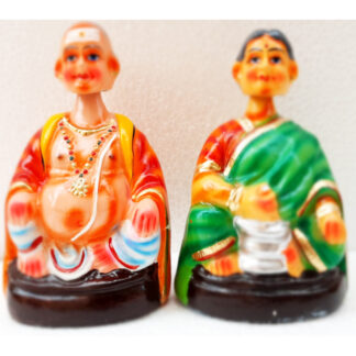 Tanjore Thatha Patti Grand Pa Set Chettiyar Aachi Doll-handmade toy